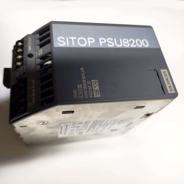 SIEMENS 6EP3436-8SB00-0AY0 SITOP PSU8200 POWER SUPPLY,  STABILIZED, 3 PHASE