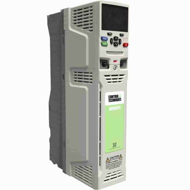 CONTROL TECHNIQUES NIDEC M701-03400062A Unidrive M700 series AC inverter drive for 2.2/3.0 kW motors. It supports induction, permanent magnet, and servo motors, with RS485 communication, 1x Safe Torque Off (STO), and analog/digital I/O. It replaces Unidrive SP models (SP1401–SP1404, UNI1401–UNI1404) and is used in industrial automation.