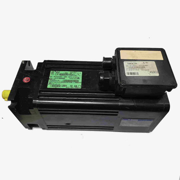 NUM S.P.A BBPH1423R1RF2L01 brushless AC servo motor from NUM’s BPH series, designed for high-precision industrial applications such as CNC machines, robotics, and material handling. It features Samarium cobalt permanent magnets for high torque-to-weight ratio, low inertia for rapid response, and smooth operation at low speeds. The motor includes a resolver for accurate position feedback and is compatible with NUM’s digital servo drives, such as Lexium series. Its rugged design ensures reliability in demanding environments.