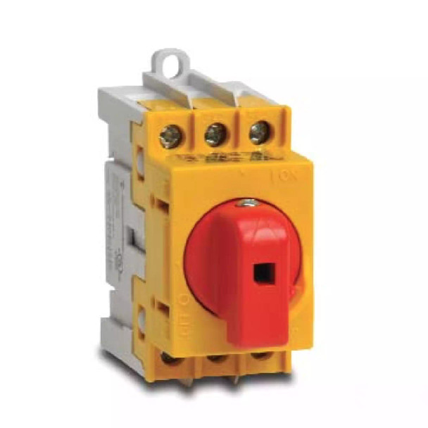 TECHNOELECTRIC SD1-032-RR DISCONNECT SWITCH RED HANDLE 32AMP