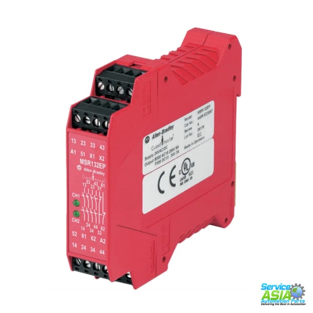 ALLEN-BRADLEY GUARDMASTER MSR132E SAFETY RELAY 440-R Input/Output Module, 24 V ac/dc