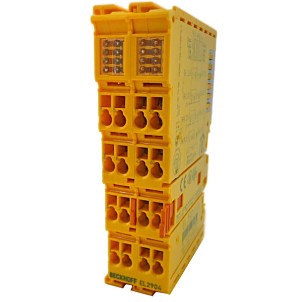 BECKHOFF EL2904 4-CHANNEL DIGITAL OUTPUT TERMINAL TWINSAFE 24 V DC 0.5 A