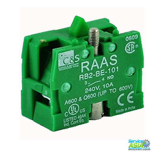 C&S ELECTRIC CONTACT BLOCK NO 240V 10A