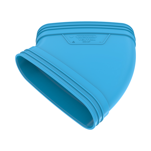PVC Vent. Bocht 45° BL 235 M/S