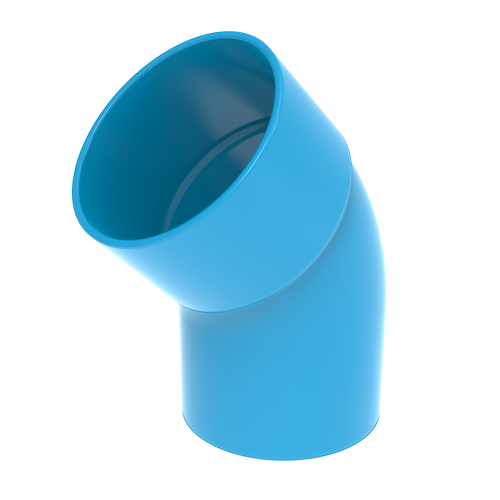PVC Vent. Bocht 45° BL 80 M/S