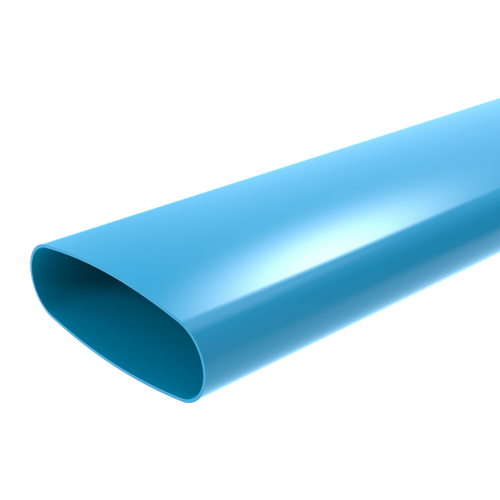 PVC Vent. Kanaal BL 125x2,5 L=5,5 Rond
