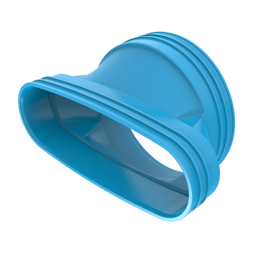 PVC Vent. Verloop BL 235x195 M/M