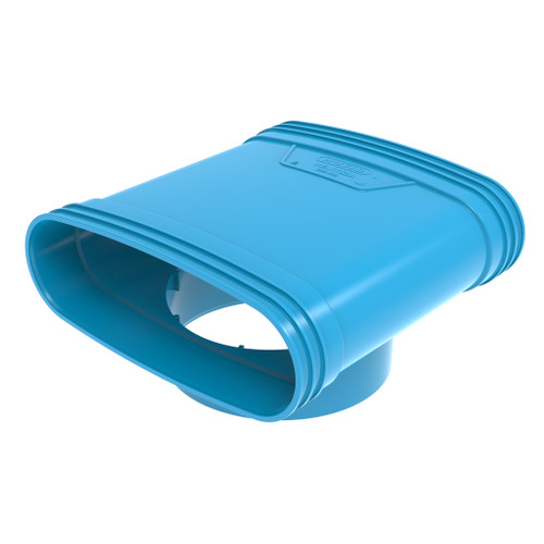 PVC Vent. T-stuk BL 195x80 M/M/S