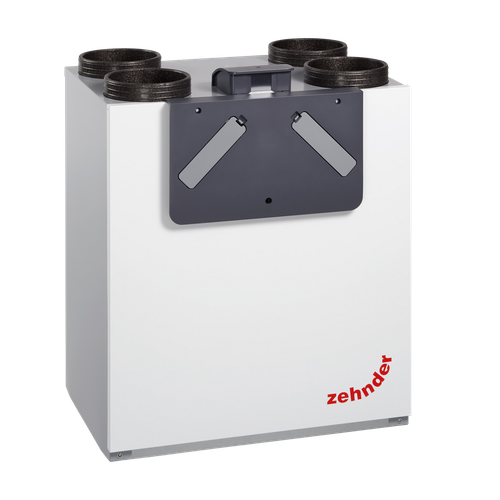ComfoAir E300 RH Links voorverwarmer en randaarde stekker
