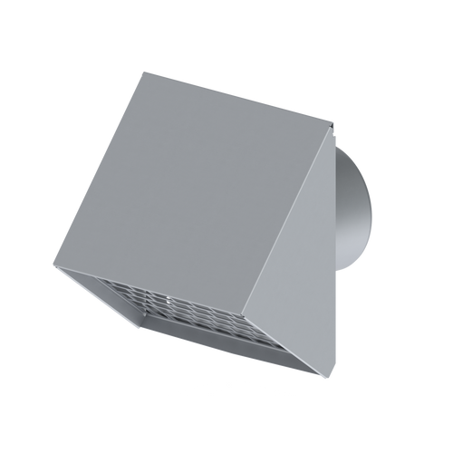 Muurrooster 160 aluminium