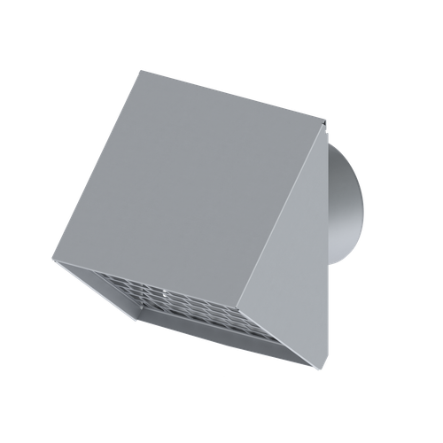 Muurrooster 150 aluminium