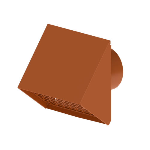 Muurrooster 180 terracotta