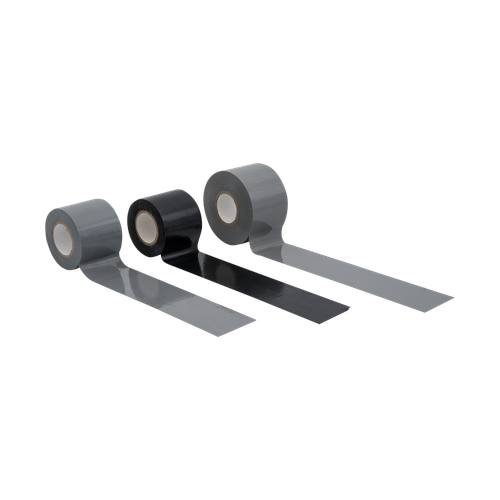 PVC-tape grijs 50 mm 10 mtr