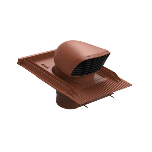 Renson design dakdoorvoer voor pannendaken terracotta