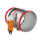 Brandkleppen rond