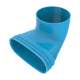 PVC Vent. Eindst.90° BL 125x80 H=70M/M