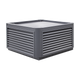 BDHNGO 2200x600x725 fine textured RAL7015