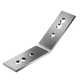 Hoek 41 135° 4-gaats Ø 13mm verzinkt