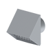 Muurrooster 200 aluminium