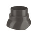 Scharnierkap PP 125 zwart