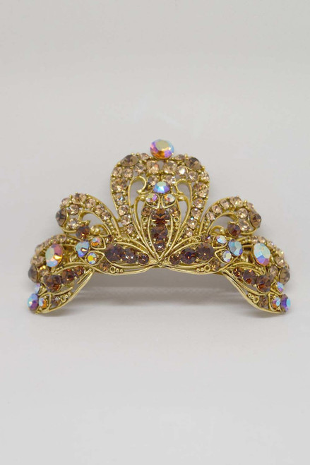 BR076 Crown Barrette (L)