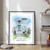 Watercolor House Portrait Vacation House Beach House
