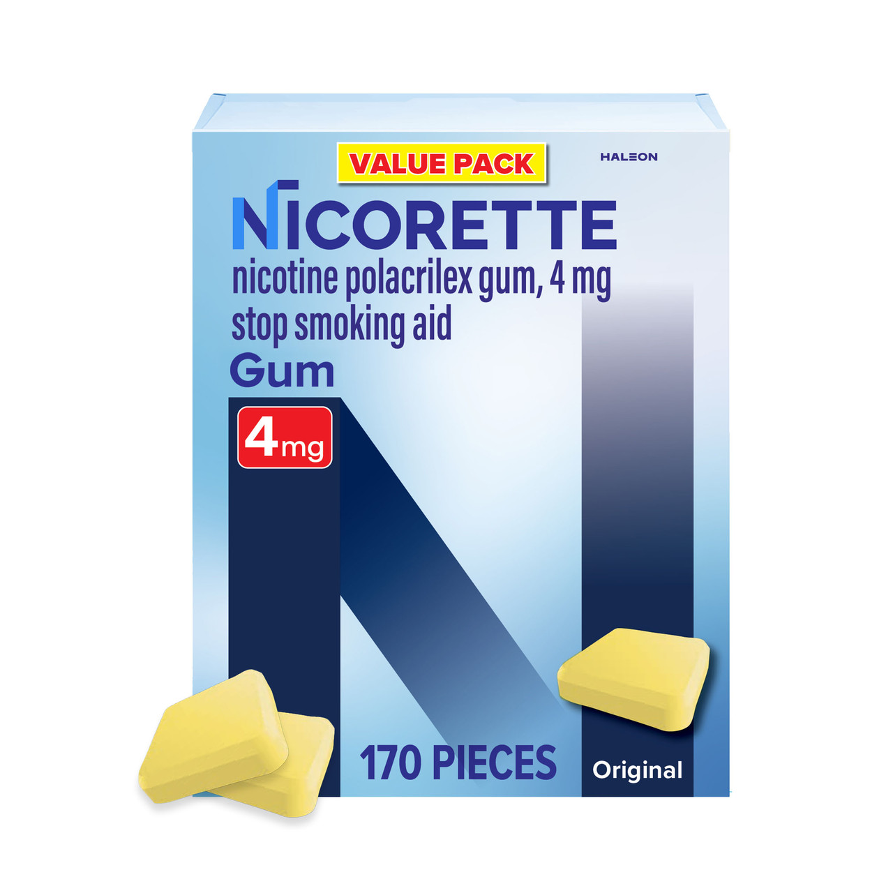 how many cigarettes in 4 mg nicotine gum 4mg Nicotine Gum Original (170 Ct)