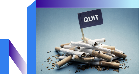 Person applying a nicotine patch, symbolizing the journey to quit smoking.