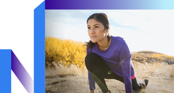 Woman kneeling, reflecting on reasons to quit smoking.