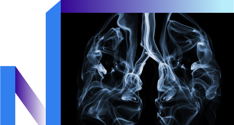 Lungs in blue smoke highlight smoking's consequences; explore our science-backed quitting resources.