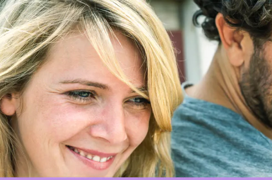 A loving couple in a heartfelt conversation, highlighting emotional connection and support