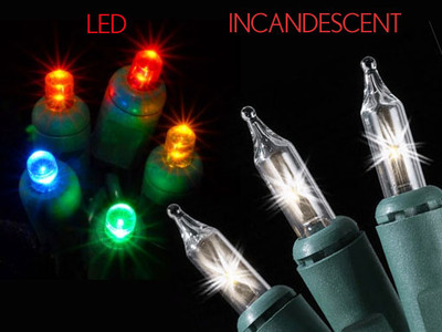 Incandescent vs LED Lights