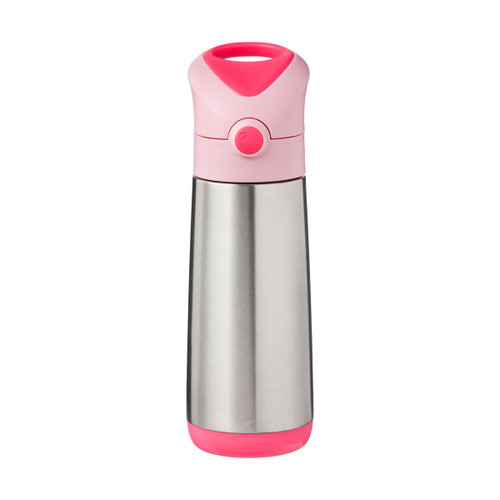 Insulated Drink Bottle - 500ml, Flamingo Fizz