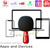 CALF Karaoke Speaker Microphone Wireless Bluetooth 2 in1 Portable Home KTV G2 Red Black