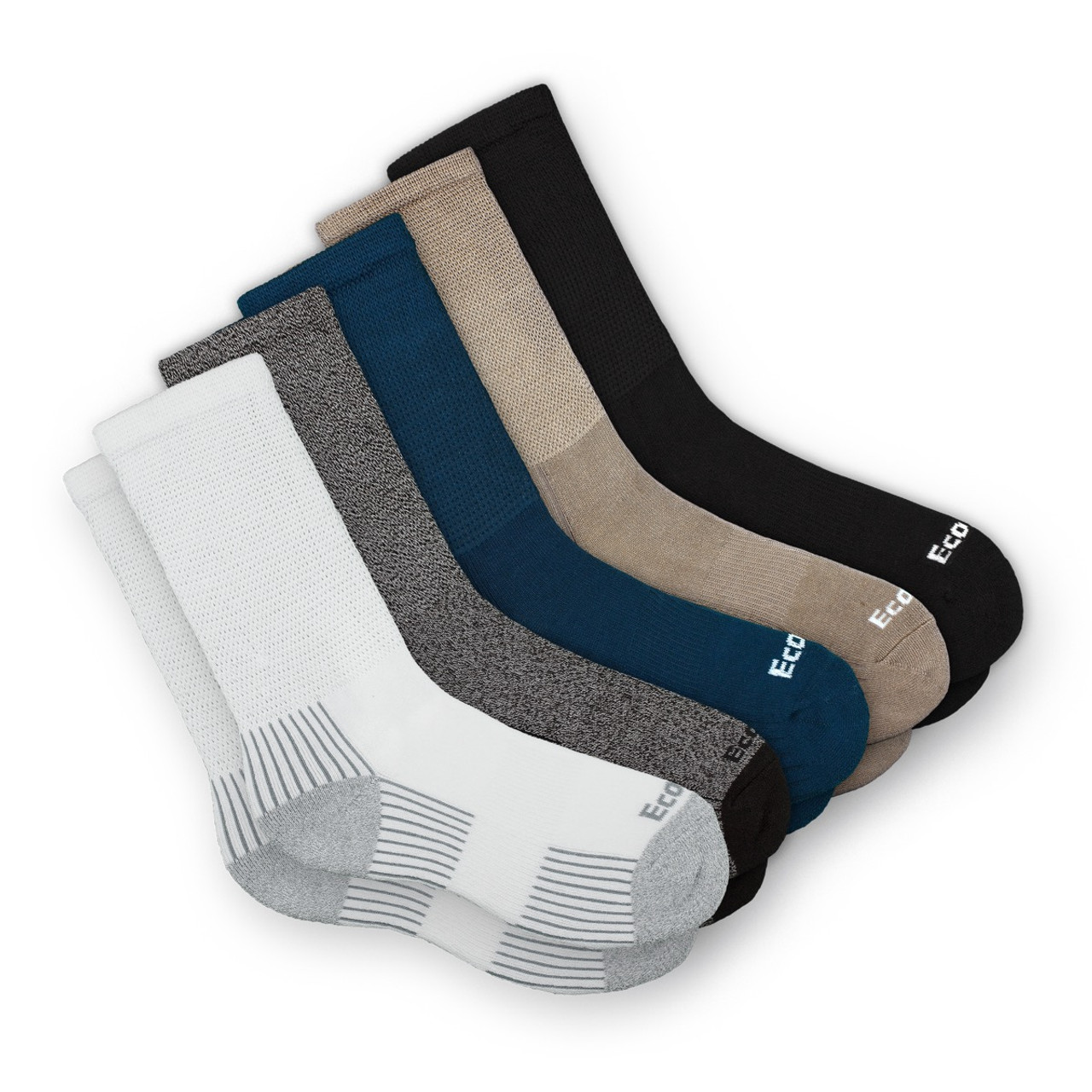 EcoSox American Crew Breathable Mesh Bamboo Socks - EcoSox