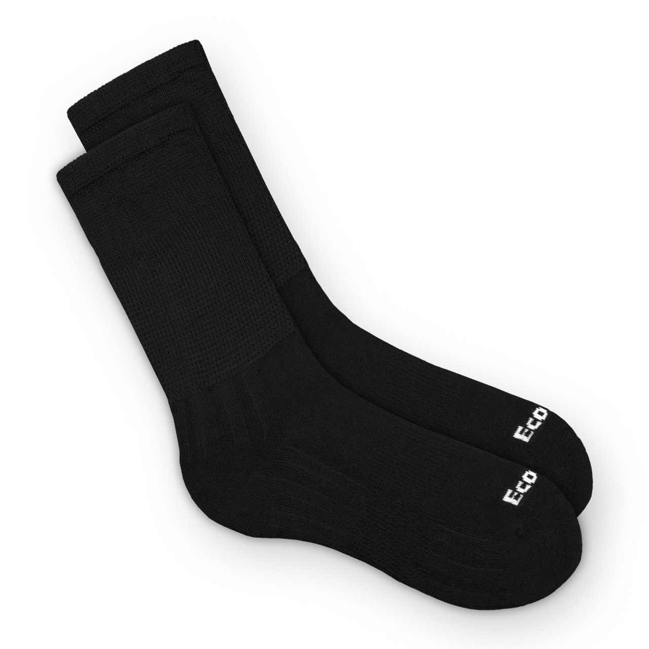 Black Diebetic Crew Socks