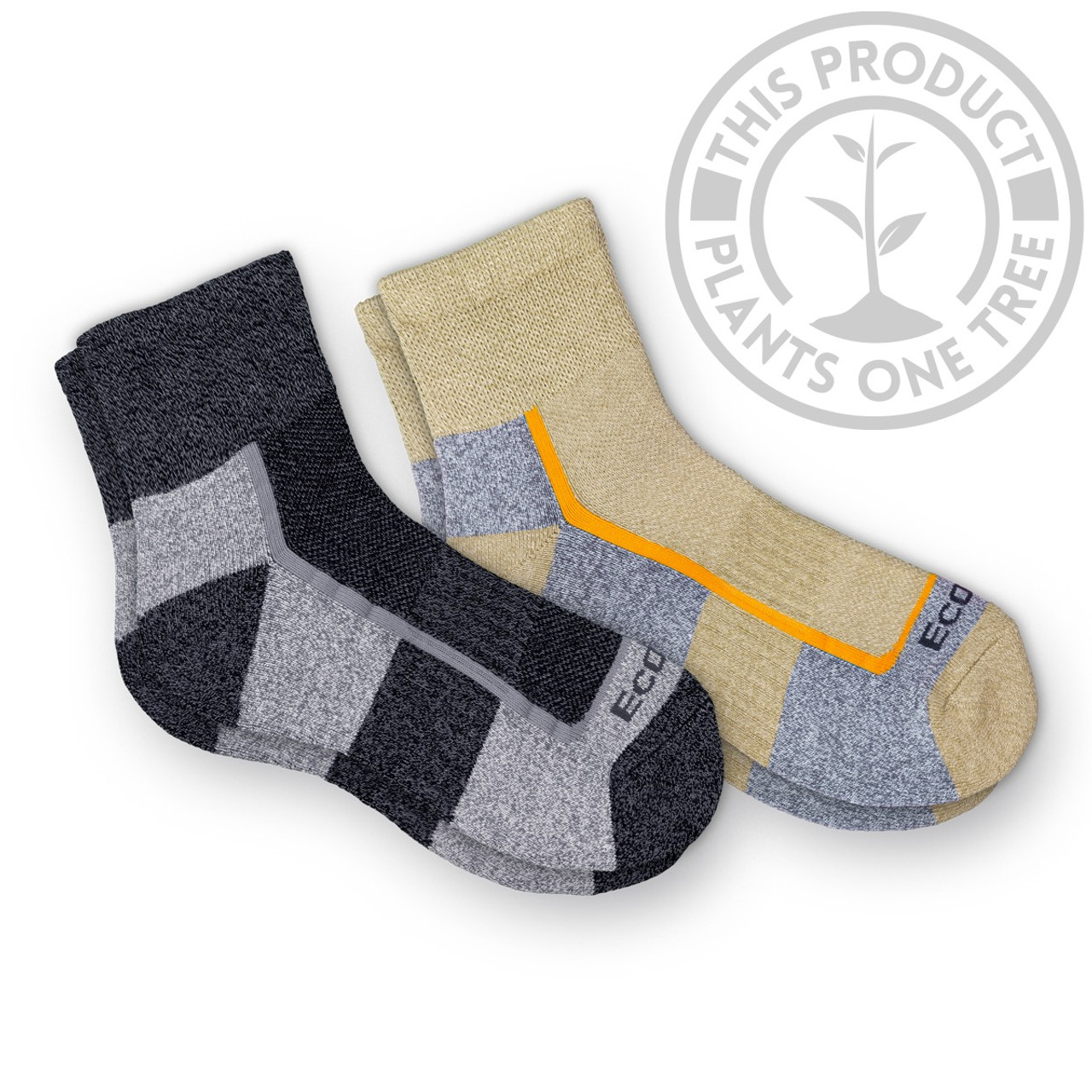 Diabetic Non-Binding Bamboo Light Hiking Quarter Socks