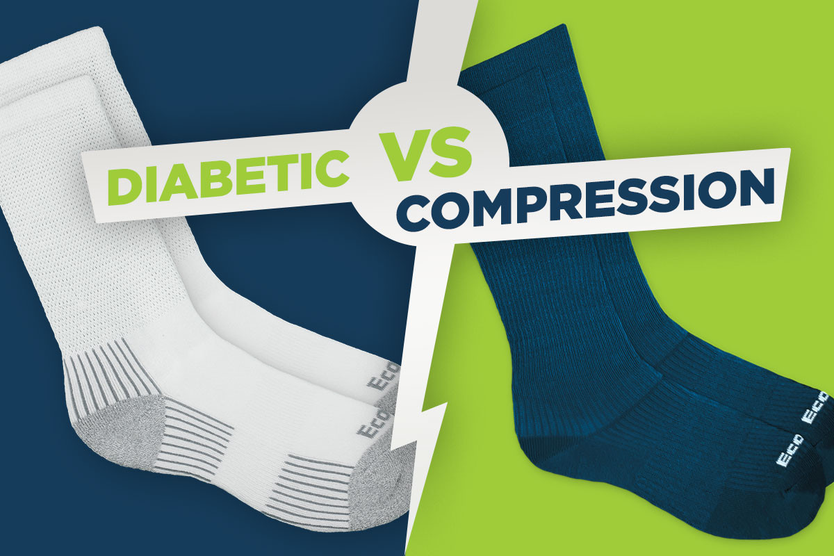 Diabetic vs. Compression Socks Which Sock is Right for You? EcoSox