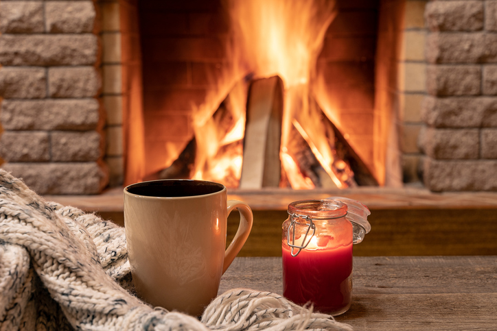 Warm and Cozy Tile Coffee Mug