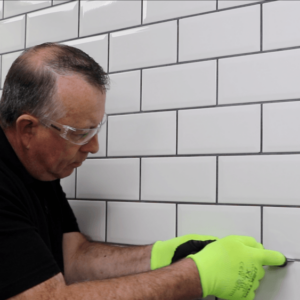 How to re-grout tiles