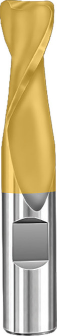 SGS 5/8" Dia, 2 Flute, Corner Radius End Mill - 38276 - Image 1