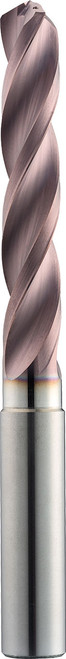 SGS 17/64" Dia, 124 Degree Point, Solid Carbide Drill - 55172 - Image 1