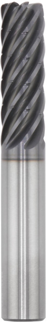 SGS 12.00mm Dia, 7 Flute, Chip Breaker Corner Radius End Mill - 74726 - Image 1