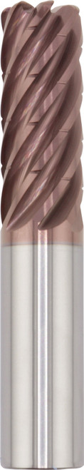 SGS 25.00mm Dia, 7 Flute, Chip Breaker Corner Radius End Mill - 74891 - Image 1