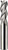 SGS 1/2" Dia, 3 Flute, Corner Radius End Mill - 32766 - Image 1