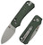 Civivi: Baby Banter 2 | Green Canvas Micarta