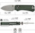 Civivi: Baby Banter 2 | Green Canvas Micarta
