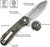 Civivi: Elementum II | Gold Carbon Fiber Shred