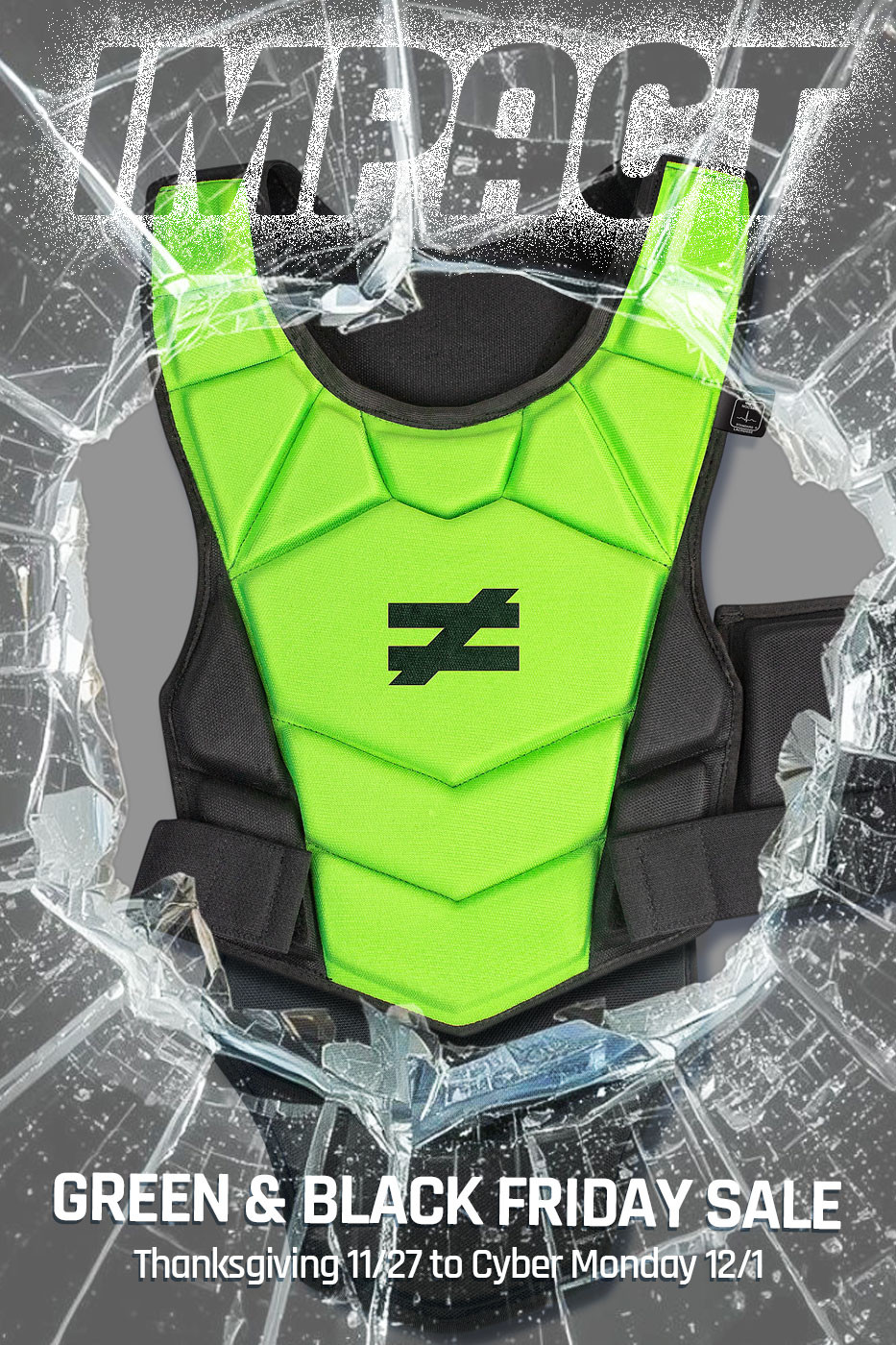 Unequal Lacrosse Goalie CC Chest Protector
