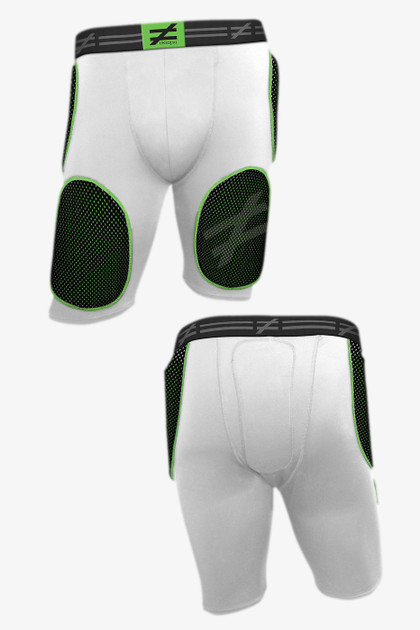 Unequal compression pads Unequal compression pads